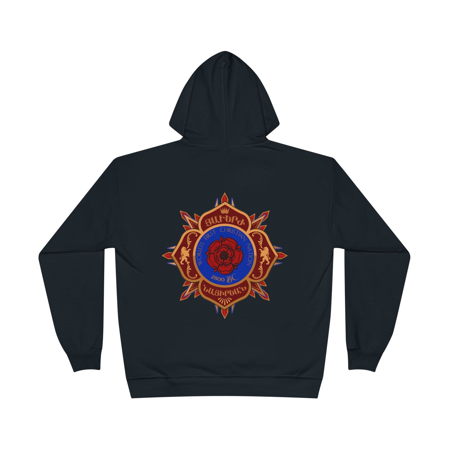 BAGGY/OVERSIZED OPTION Nayirian Crest Design Unisex Pullover Hoodie Sweatshirt, Hooded Sweater