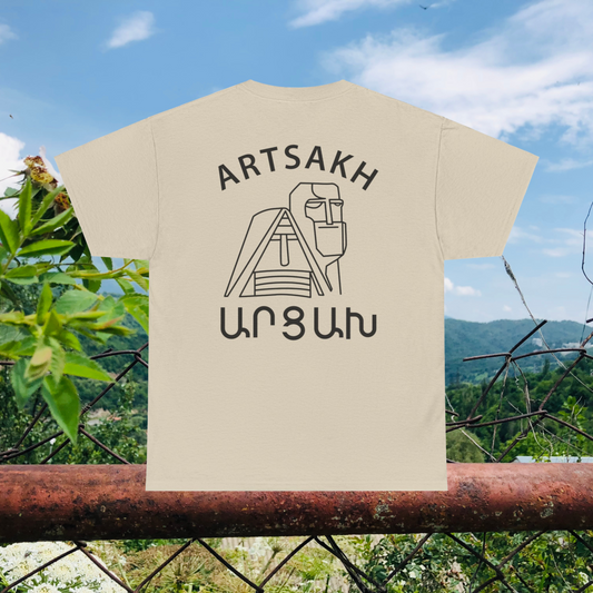 LIGHT COLOR OPTIONS Vintage Artsakh Design Unisex Cotton Tee T-Shirt