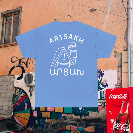 DARK COLOR OPTIONS Vintage Artsakh Design Unisex Cotton Tee T-Shirt